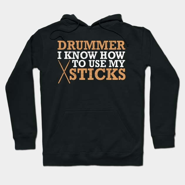 Percussion Drums Drummer Woodwind Snare Music Drum Hoodie by The Agile Store